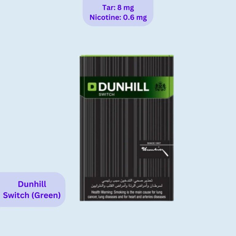 dunhill green cigarette